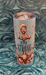 Edelstahl dünner Becher - Stay Strong - Bild 1 von 2
