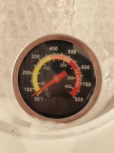 400℃ Barbecue BBQ Smoker Grill Thermometer Temperature Gauge Stainless Steel - Picture 1 of 2