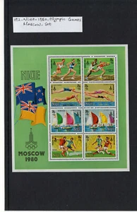 (GB192) Niue - Juegos Olímpicos 1980 - Moscú, URSS MNH - Imagen 1 de 1
