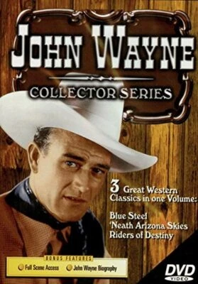 John Wayne: Blue Steel / 'Neath Arizona Skies / Riders of Destiny (DVD) NEW - Image 1 of 2
