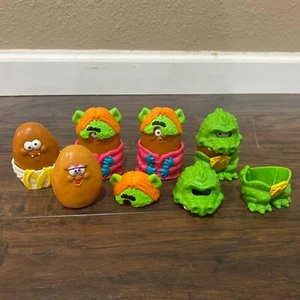VTG 90s McDonald's Halloween McNugget Buddies Chicken Nuggets Lot Dragon Monster - Picture 1 of 9