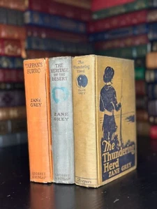 Drei Bücher von Zane Grey Tappans Esel Erbe der Wüstendonnerherde - Bild 1 von 7