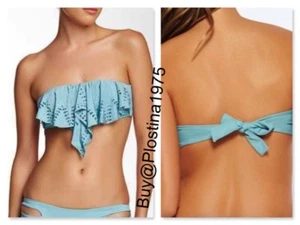 L Space Hunter Rosa Bandeau Top Color AZUL LLUVIA Talla M #U121 - Imagen 1 de 11
