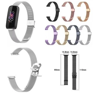 For Fitbit Luxe Smart Wristband Metal Strap Bracelet Stainless Steel Watch Band - Picture 1 of 31