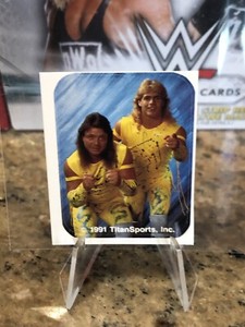RARE 1991 TitanSports WWF Mini Sticker The Rockers Shawn Michaels Marty Jannetty