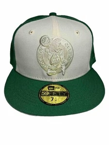 Size 7 1/4 - New Era 59Fifty NBA Boston Celtics Tonal 2Tone Fitted Hat *NEW* - Picture 1 of 6