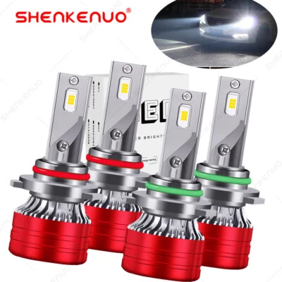 For 2006-2011 Honda Civic 2Dr Coupe Combo White Hi/Lo Front LED Headlight Bulbs - Image 1 of 4