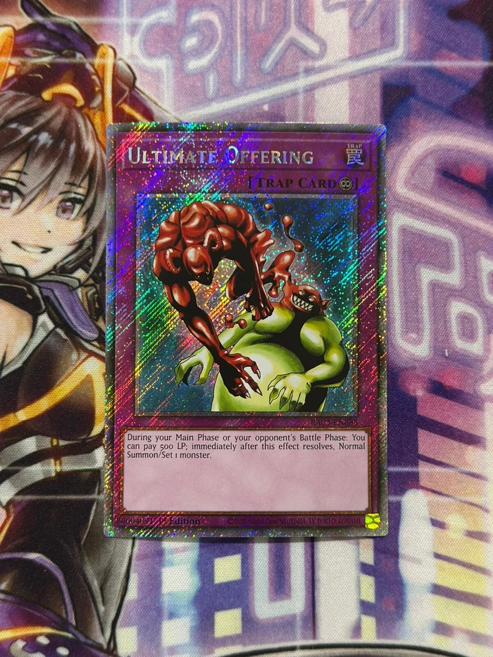 Yugioh Ultimate Offering Platinum Secret Rare RA03 - Image 1 of 1