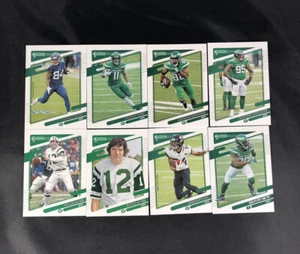 2021 Donruss New York Jets 8 Card TEAM SET Image Variation Mims Namath Cole Maye - Picture 1 of 2