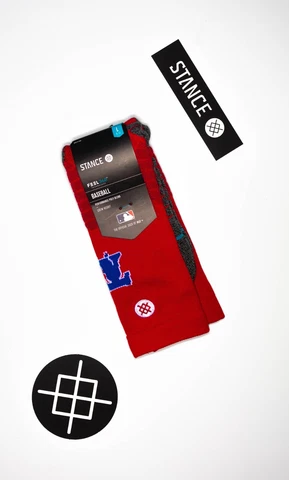 Stance x MLB Philadelphia Phillies Socks 'Phillies DMND Pro Crew' | L | Crew Cover