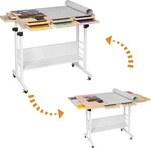 2000 Piece Foldable Puzzle Board with Height Adjustment, Jigsaw Puzzle Table wit - Picture 1 of 9