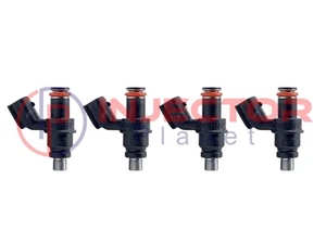 Set of 4 Keihin H fuel injector 2008 Kawasaki ZX-6R 49033-0015 - Picture 1 of 6