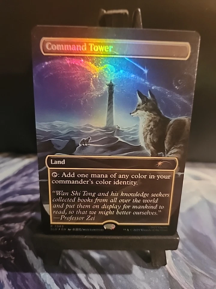 Command Tower AVATAR Borderless Rainbow ✨️FOIL✨ MTG NM Secret Lair (7063) - Image 1 of 1