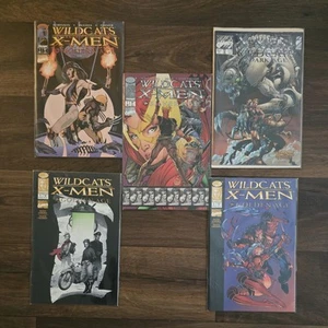 🔥X- Men Wildcats Set of 5 #1's-'97 Lobdell/Charest 'Marvel & Image' Stunning NM - Bild 1 von 15
