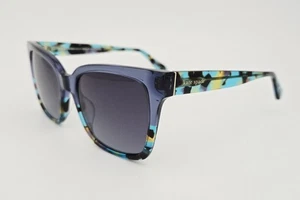 Occhiali da sole Kate Spade NUOVI Harlow/G/S colore FJP9O blu taglia 55 grandi quadrati - Foto 1 di 6