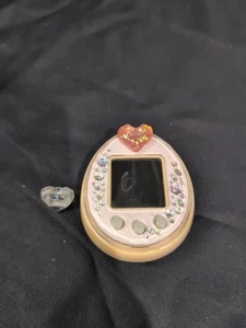 Bandai Tamagotchi P's pink FEATURING Tama Deco Earrings Used From Japan !!!READ - Picture 1 of 5