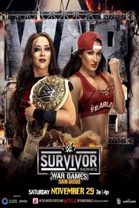 WWE GIANT 24” X 36” POSTER - SURVIVOR SERIES 2025 STEPHANIE VAQUER NIKKI BELLA - Bild 1 von 1