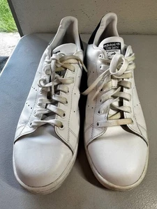 ADIDAS Stan Smith White Sneakers - Men's Size US 11 - M20325 - Without Box - Picture 1 of 5