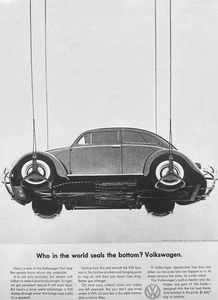 1960 Volkswagen Beetle - Bottom Sealed - Ad #A241 - Picture 1 of 1