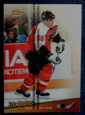 Eric Lindros Topps Finest NHL oversize Card 7 of 7, 1998 -99 Philadelphia Flyers - Image 1 of 2