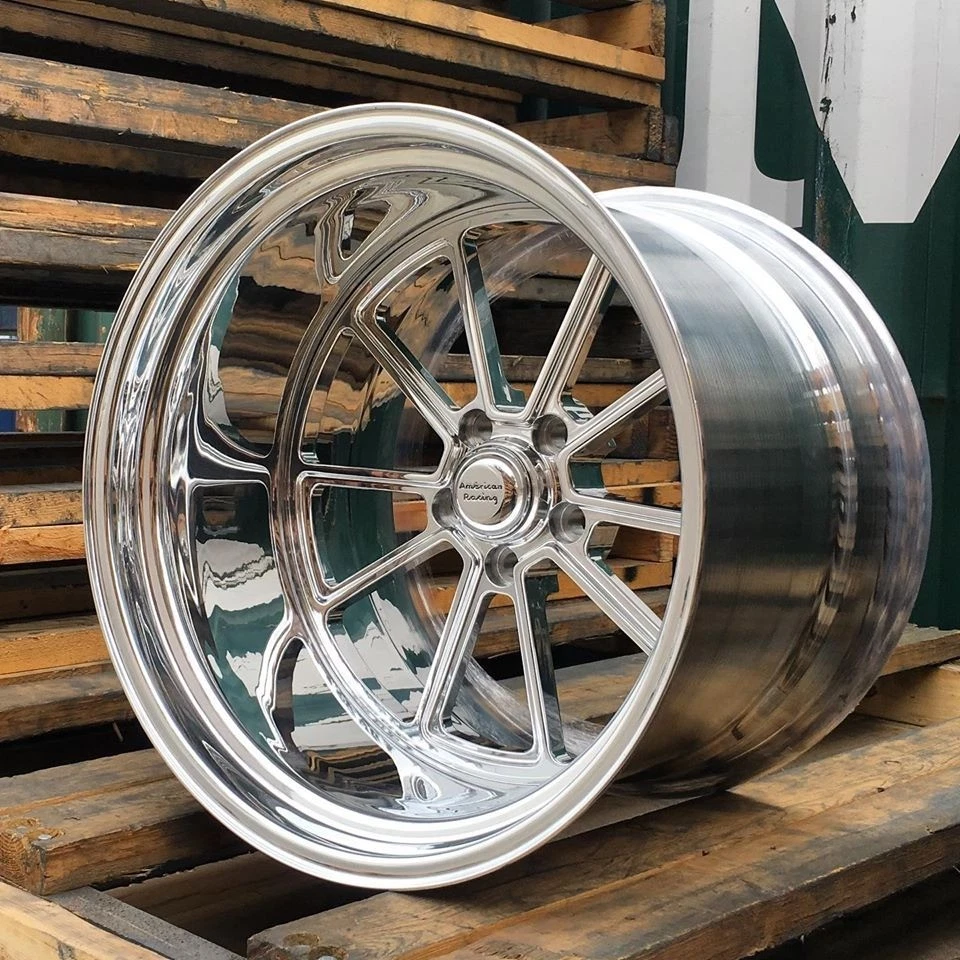 1)15x12 AMERICAN RACING FORJADO EN MUY BUEN ESTADO 510 SOLO CONSTRUIDO PERSONALIZADO / FORD CHEVY PULIDO Foto 1 de 1