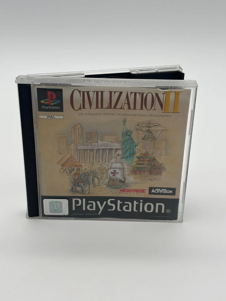PS1 Sony PlayStation 1 –  Sid Meier's Civilization II  - CIB / PAL - Bild 1 von 3