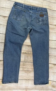 Mens Wrangler 47MACMT Advanced Comfort Western Rodeo Denim Jeans Size 38x32 - Picture 1 of 9