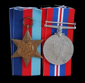 WW2 1939-1945 Star and War Medal Pair - Picture 1 of 2