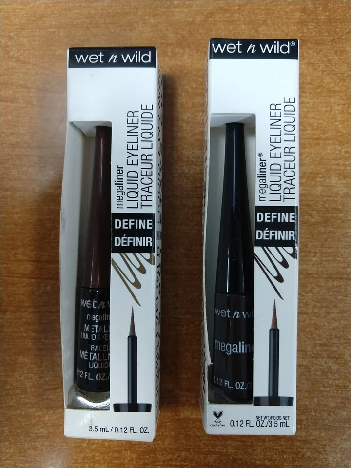 2 or 3 Pack: Wet n Wild Mega Liner Define Liquid Eyeliner *CHOOSE COLOR* - Image 1 of 1