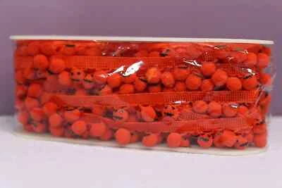 Simplicity Halloween Pom Pom Fringe Apparel Trim Jack O Lantern 1780014 - Image 1 of 3