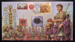 2014 Buckingham Augustus Original Konstantin I römischer Münzbrief, Colchester SHS - Bild 1 von 2
