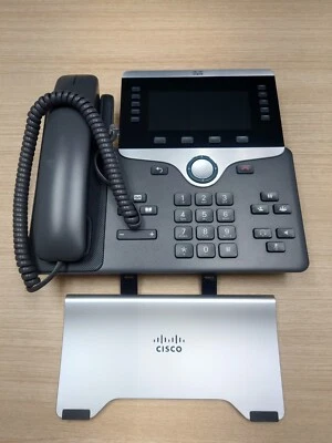 Cisco CP-8811 IP Phone Video Business UC Desktop VoIP w/ Stand - Image 1 of 3