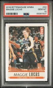 2016 Rittenhouse WNBA PSA 10 Maggie Lucas Indiana Fever Penn State Nittany Lions - Picture 1 of 2