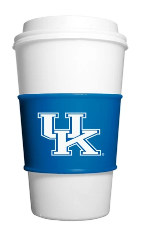 Kentucky Wildcats UK Blue Silicone Sleeve Coozie Koozie Cooler Beer Yeti Coffee Cover