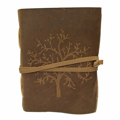 Genuine Leather Tree Of life Diary Handmade Journal Gifts Writing Blank Notebook - Image 1 of 4