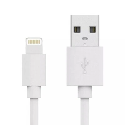 Just Wireless 3ft TPU Compatible w/ Apple Products to USB-A Cable - White  NIB - Image 1 of 4