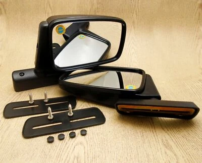 Datsun Sunny B10 B110 B210,B310 KB110,210,310 Pair Black Door Mirrors  Foto 1 de 4