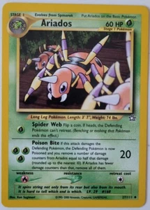 Pokémon TCG | Ariados 27/111 | Neo Genesis | Unlimited | MINT - Picture 1 of 2