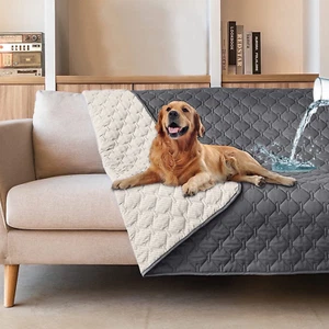 Sofa Cover Slipcover 100% Double-Sided Waterproof Dog Bed Couch Cover Pet Blanke - Picture 1 of 12
