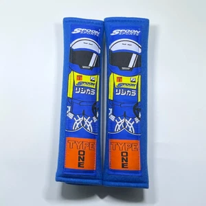 2X Cubierta de cinturón de seguridad de coche Almohadillas para el hombro CUCHARA DEPORTES TIPO UNO JDM Carreras - Imagen 1 de 5