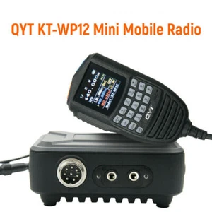 For QYT KT-WP12 Mini Mobile Radio 25W 200 Channels VHF UHF Dual Band Ham Radio - Picture 1 of 10