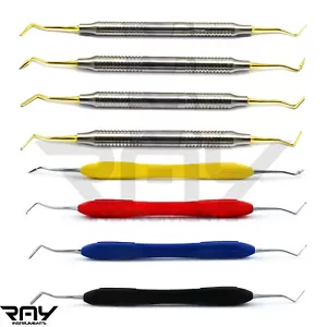 Composite Light Weight Titanium & Silicon Flat Plastic Filling Dentistry Tools - Picture 1 of 3
