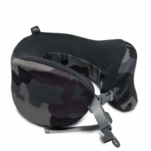 New Lug Travel SNUZ WRAP Neck Pillow Adjustable Washable CAMO BLACK Gift - Picture 1 of 5