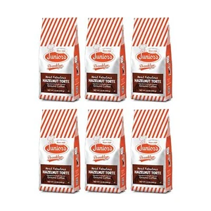 6 Pack - Junior's Most Fabulous Hazelnut Torte Flavored Ground Coffee - 12 Ounce - Picture 1 of 5