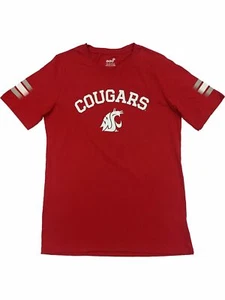 Boys Crimson & White Washington State University Cougars Athletic WSU T-Shirt XL - Picture 1 of 1