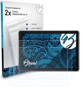 Bruni 2x Écran protecteur pour Huawei MediaPad M5 Lite 10 Protecteur d'écran - Photo 1/4