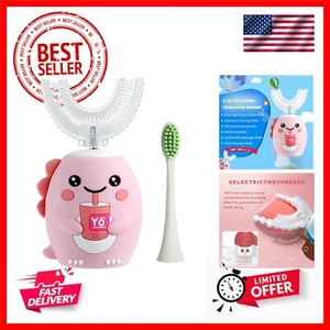 Kids Electric Toothbrushes, U Shaped Ultrasonic Toothbrush,Rechargeable Kids ... - Picture 1 of 7