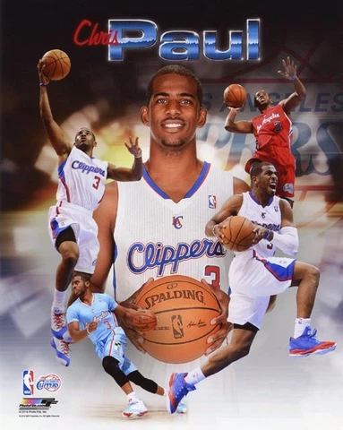 LA Los Angeles Clippers CHRIS PAUL Glossy 8x10 Photo Collage Print NBA Poster Cover
