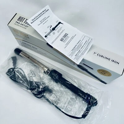 Hot Tools Pro Artist 24K Gold Curling Iron Long Lasting, Defined Curls - 1 in - Image 1 of 4