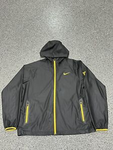 Nike Mens KOBE BRYANT MAMBA KB24 Waterproof Rain Jacket Sz L Black Yellow 406086